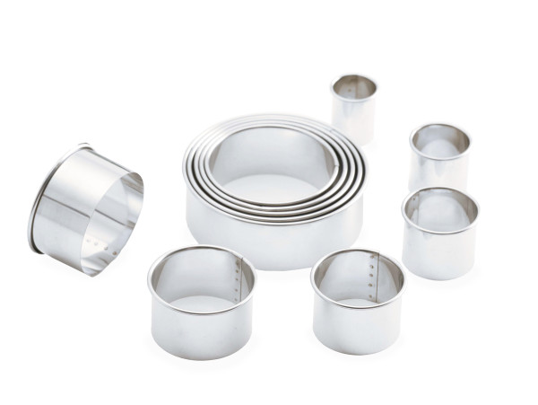 Ausstecher Sets KREIS, Edelstahl