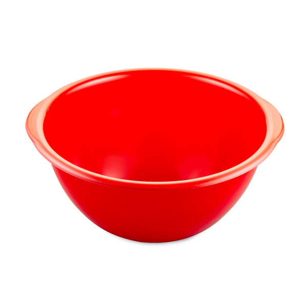 Mixing bowls / other bowls, red, plastic