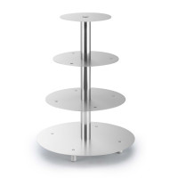 Etageren / Hochzeitstortenständer rund Etagere, rund, 3-stöckig (Ø 20, 26, 32 cm)