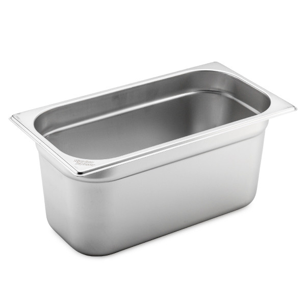GN 1/3 container without handles, stainless steel 