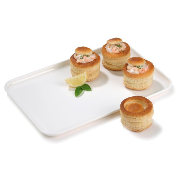 Tabletts weiß, Melamin