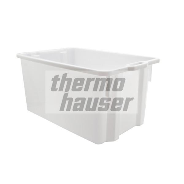 Stapelbehälter 75 x 47 cm, 90 Liter, weiß, PP