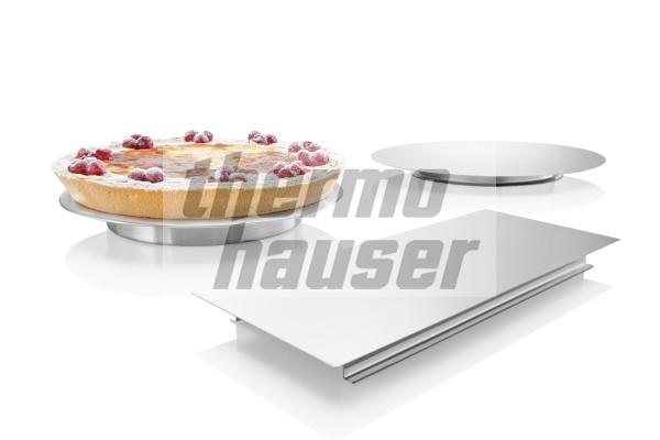 Cake plates, stainless steel
