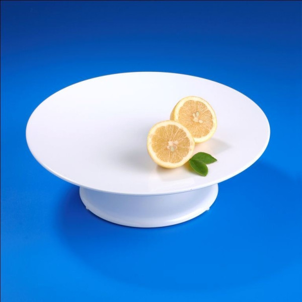 Tortenplatten Kunststoff, weiß