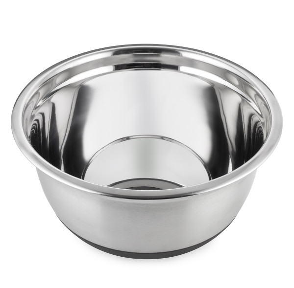 Mixing bowls / other bowls with a non-slip base, stainless steel